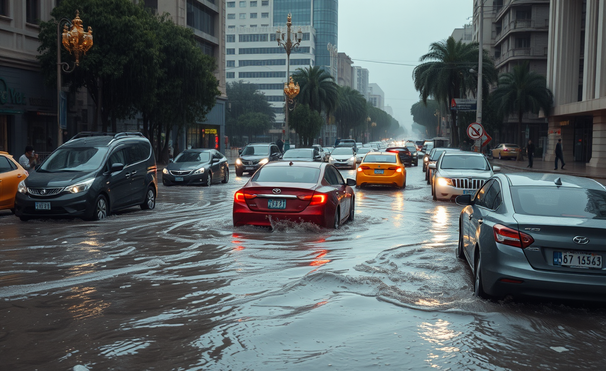 Reportan inundaciones y vehículos atrapados en distintas alcaldías por las fuertes lluvias que azotan la CDMX